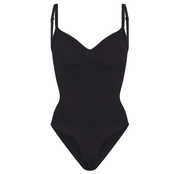 Skims XXS/XS Sculpting BODYSUIT BRIEF Onyx Black NWOT MSRP $72 - Picture 1 of 7